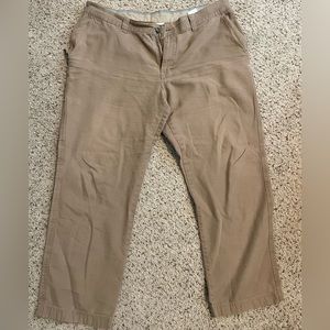 Columbia hiking chino khaki pants waist 40 x 30 tan